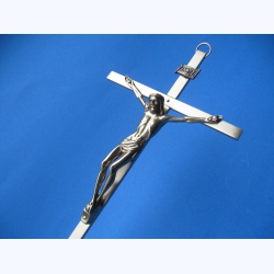 Krzyż metalowy mosiądz 26 cm.Wersja LUX Nr.2